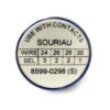 640112 (8599-0398) Positioner for Souriau contact 8599-0298-20171303