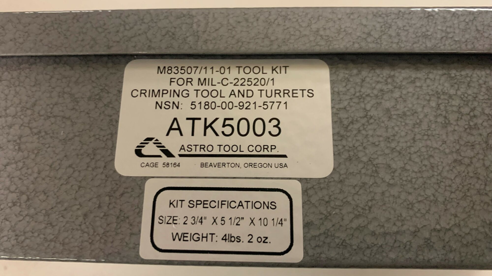 ATK5003 (5180-00-921-5771) Tool Kit